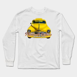 1950 Plymouth Deluxe Business Coupe Long Sleeve T-Shirt